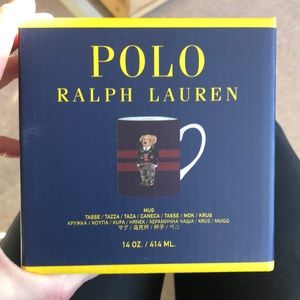 navy ralph lauren polo mug
